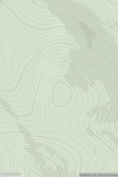 Thumbnail image for Creag Liath [Braemar to Montrose] showing contour plot for surrounding peak